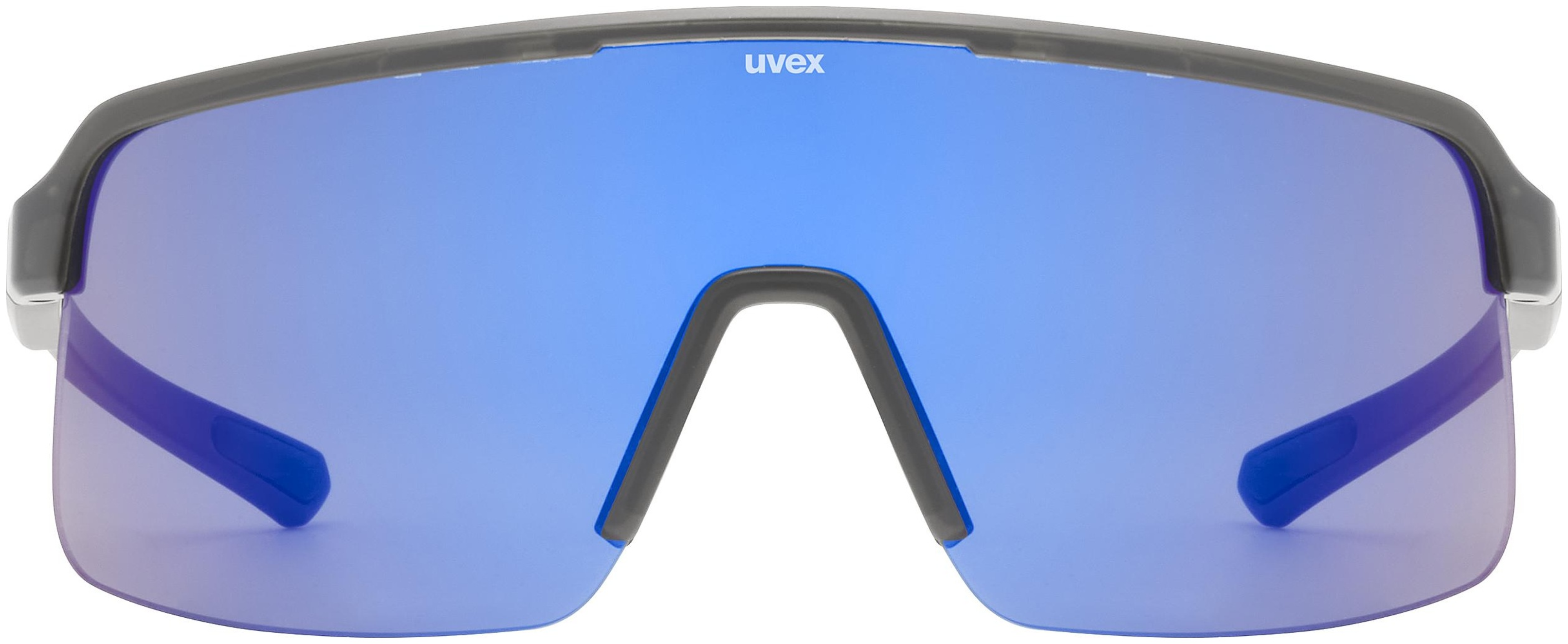 uvex Dyrt Radbrille Smoke Mat / Mirror Blue
