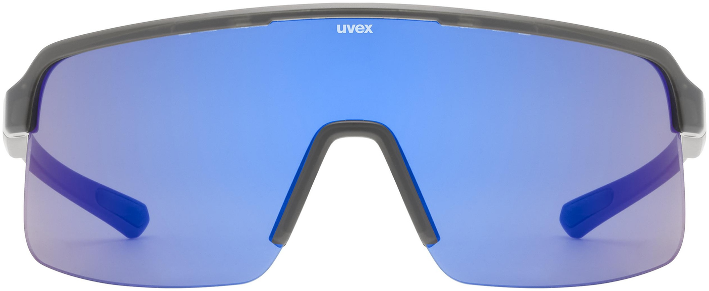 uvex Dyrt Radbrille Smoke Mat / Mirror Blue