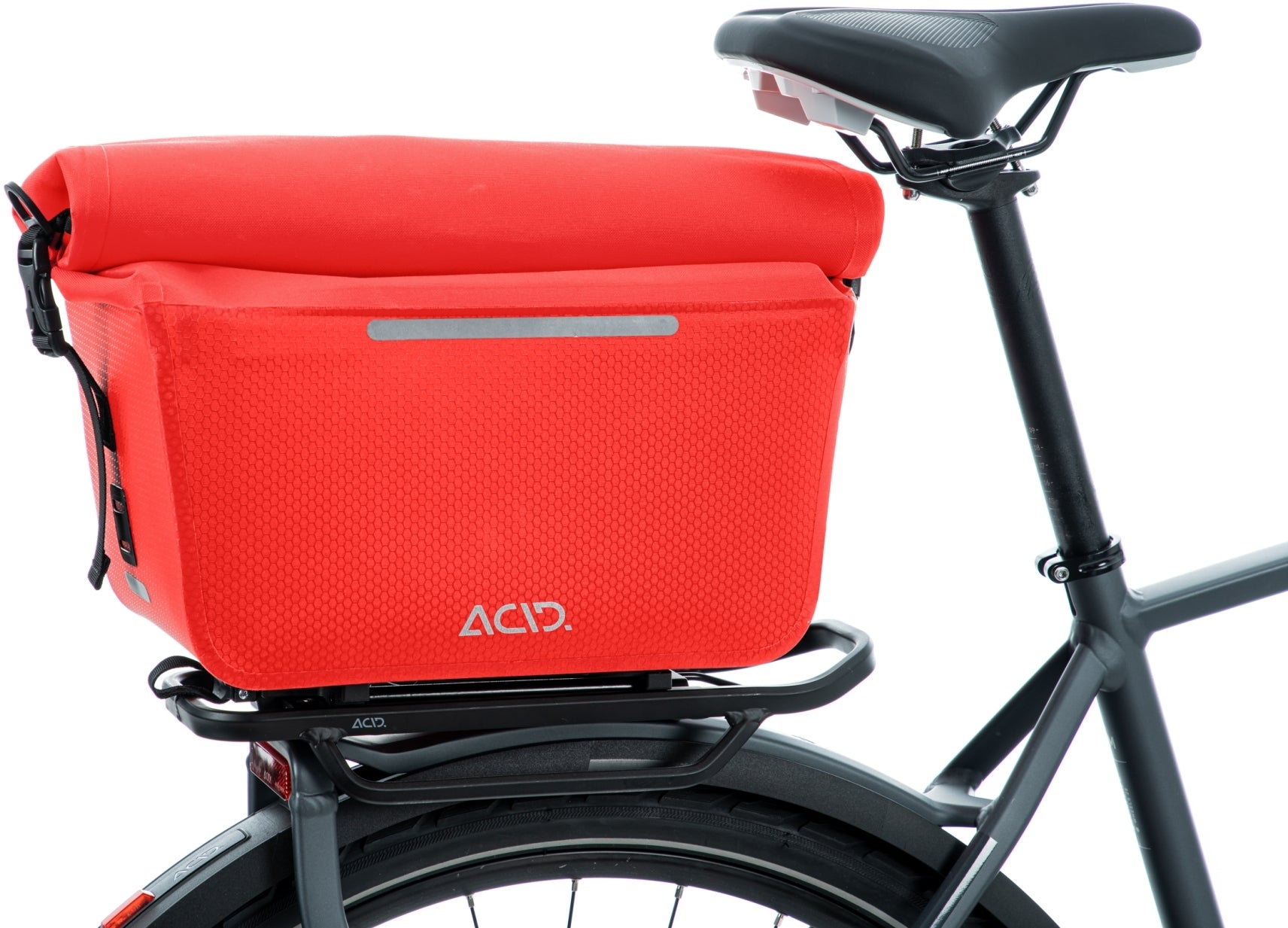 ACID Gepäckträgertasche PRO 14 RILink flame´n´black