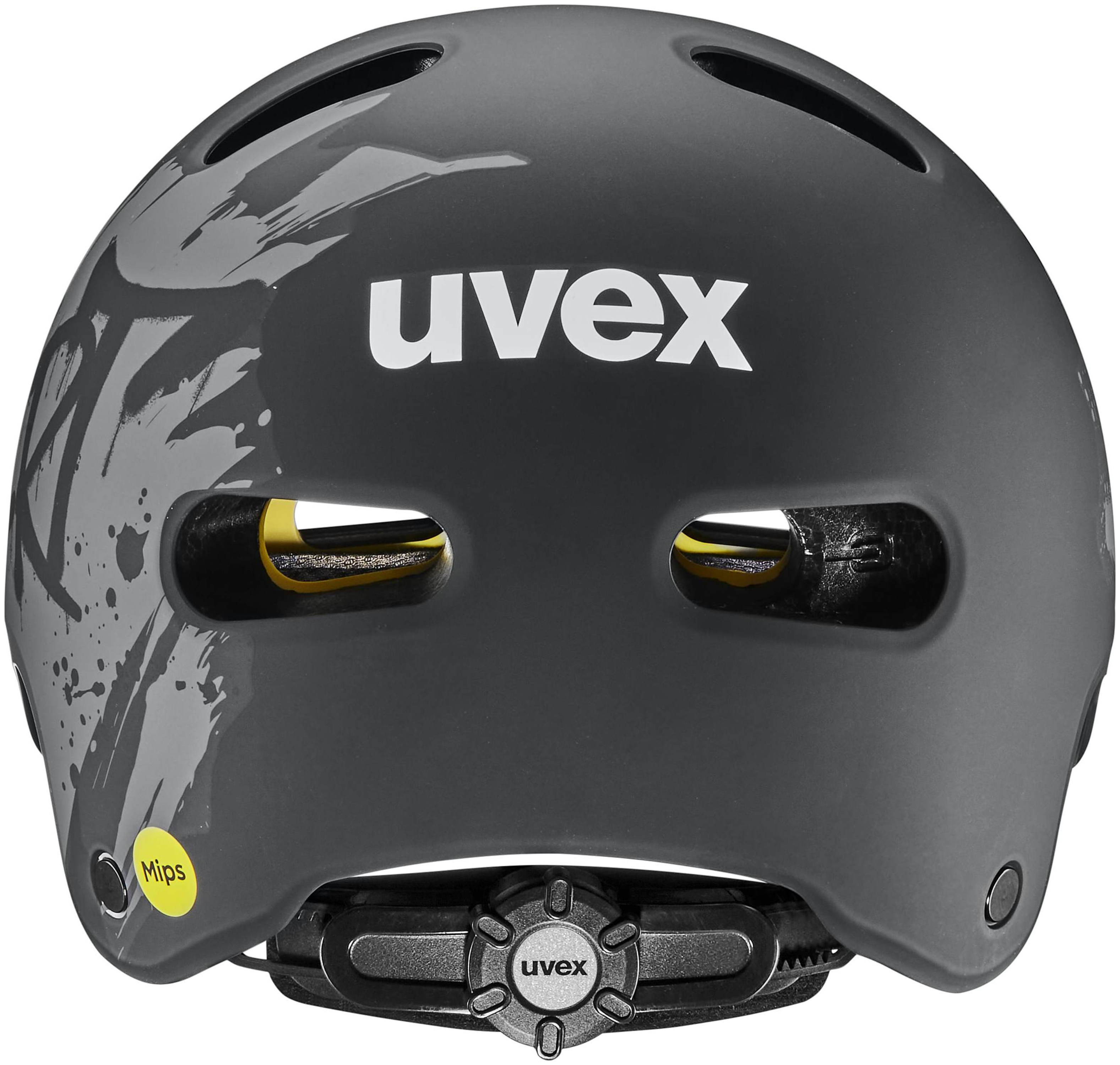 uvex Kid 4 Style Mips Kinderhelm Dirt Black Matt