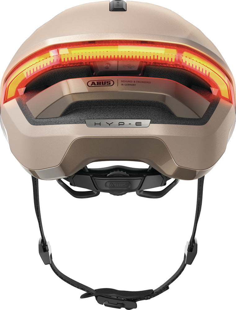 ABUS HYP-E Helm Urban champagne gold