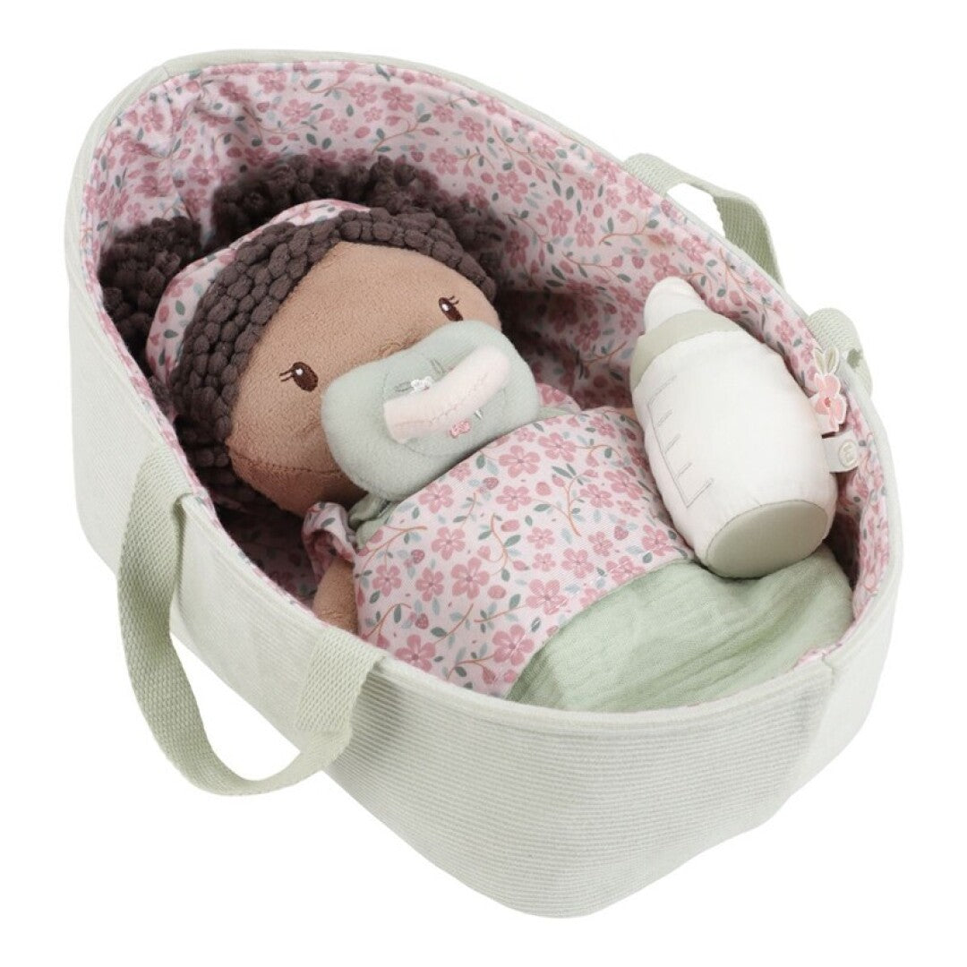 Bebé Muñeca Evie canastilla Little Dutch