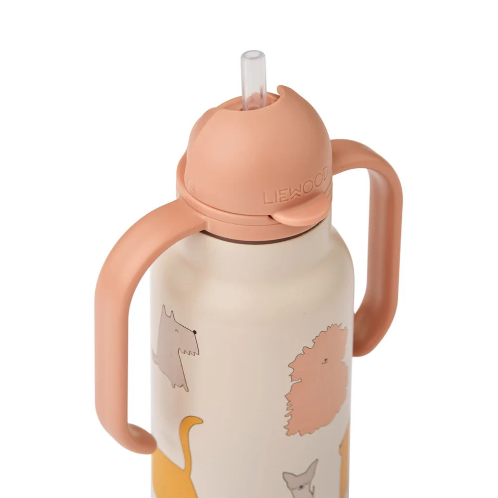 Botella Térmica Acero Kimmie Cats and dog asas Liewood