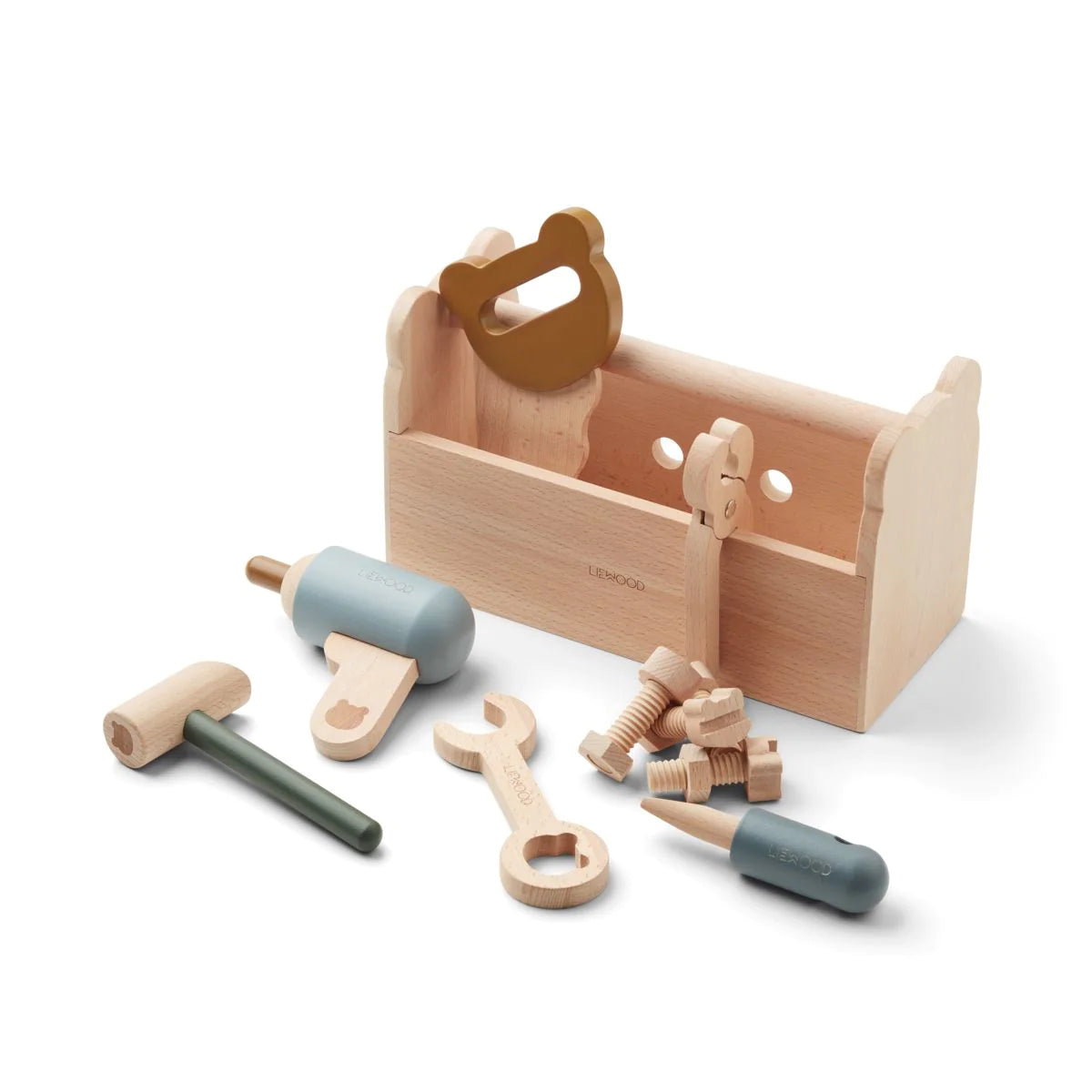 Caja de Herramientas Luigi blue madera de Liewood