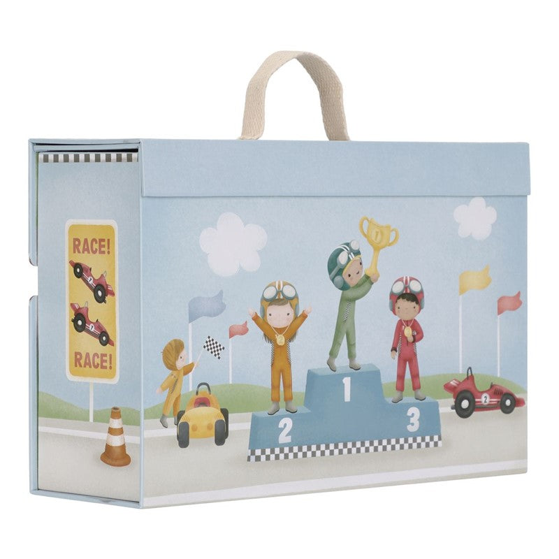 Caja de juego con Pista de Carreras FSC Little Dutch