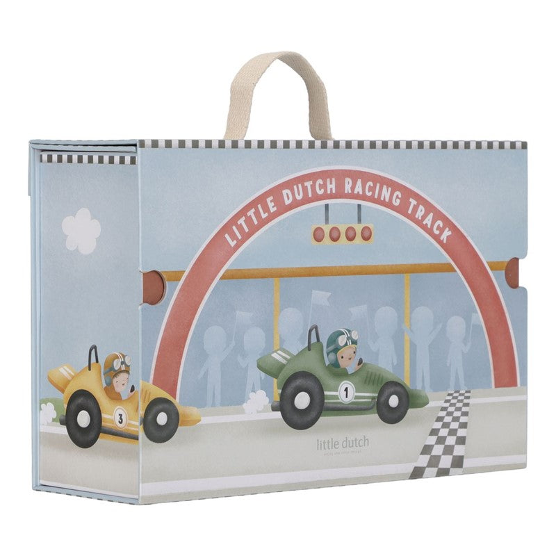 Caja de juego con Pista de Carreras FSC Little Dutch