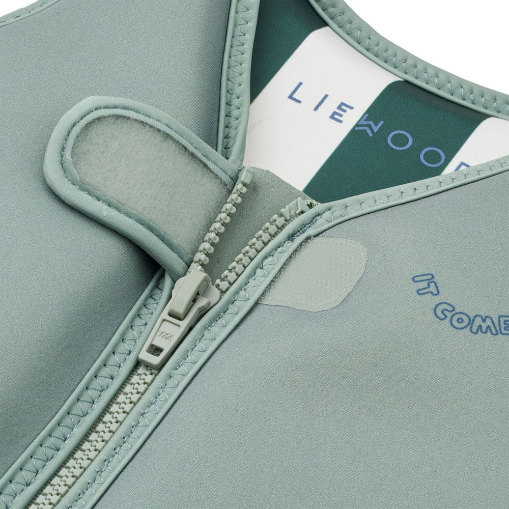 Chaleco flotador infantil Peppermint Waves Liewood