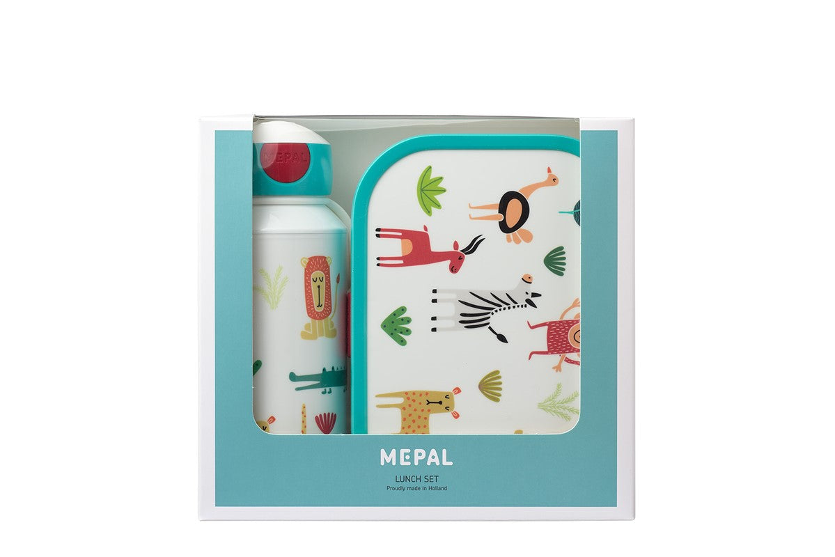 Pack Fiambrera y Botella Animal Friends Little Dutch
