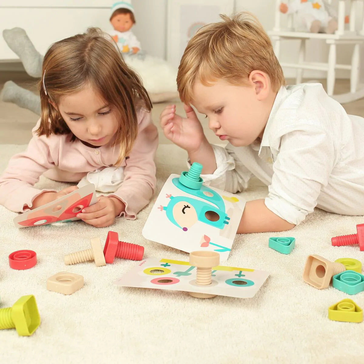 Juego de tornillos y tuercas ECO Nuts&Bolts Miniland