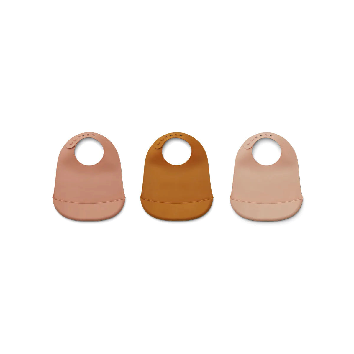 Pack de 3 Baberos de silicona Maru Rosa Mix Liewood