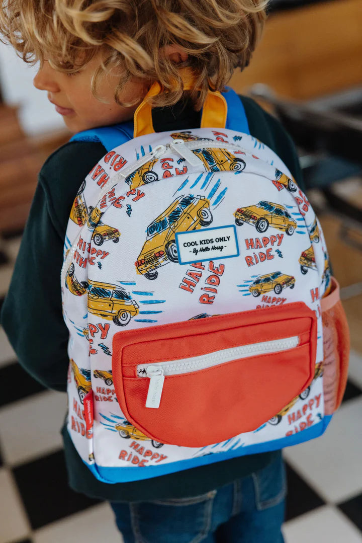 Mochila para primaria Happy Ride Hello Hossy