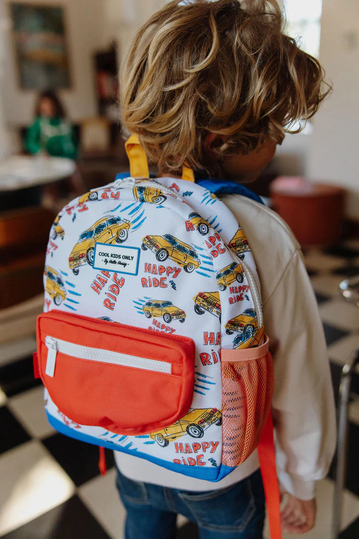 Mochila para primaria Happy Ride Hello Hossy