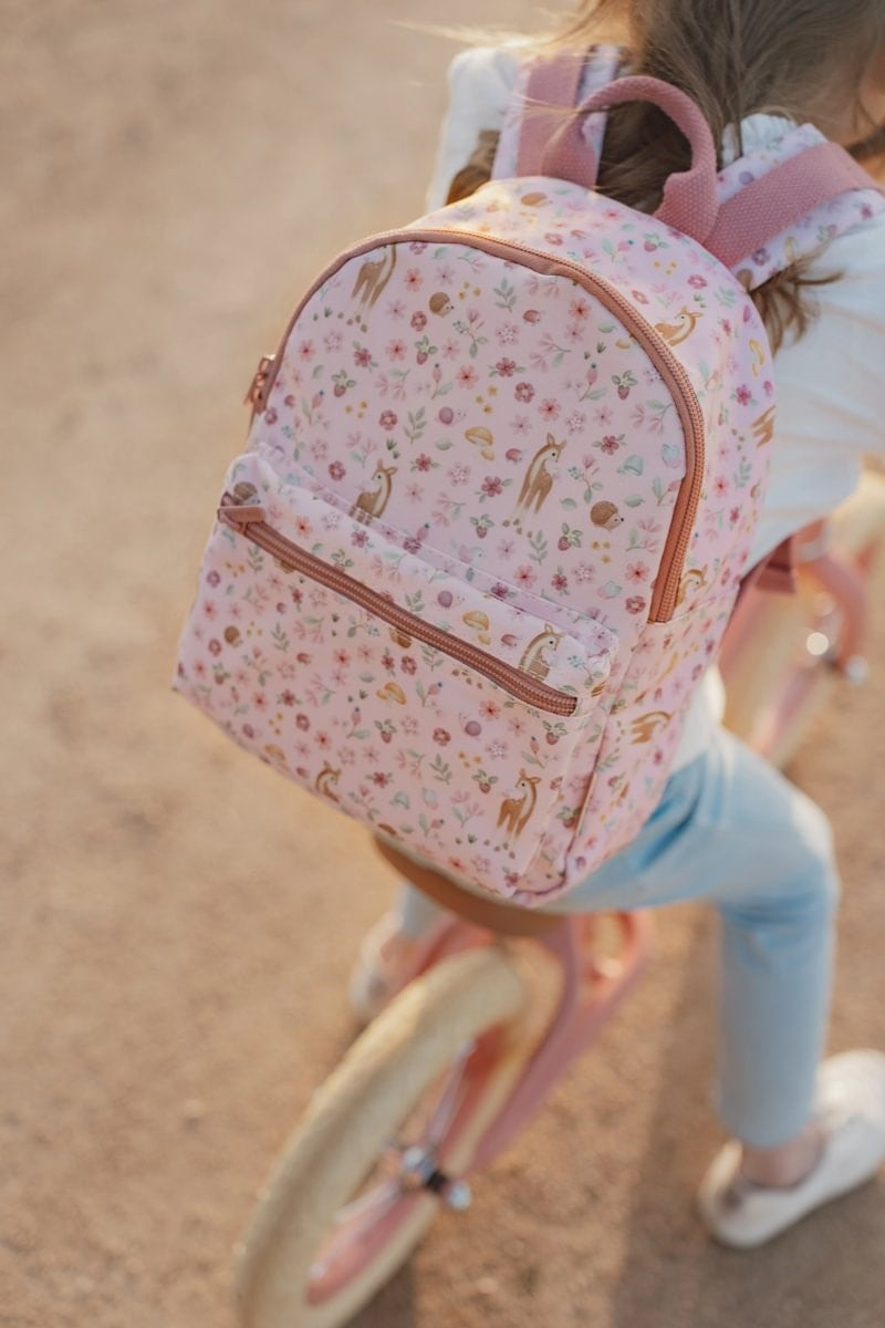 Mochila infantil Fairy Garden rosa Little Dutch