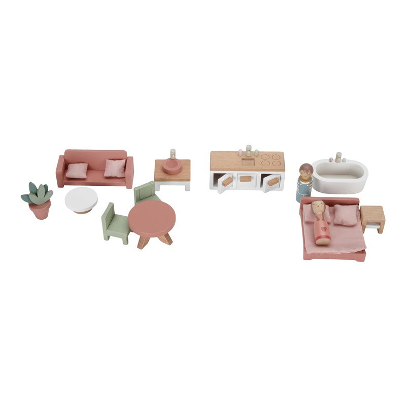 Casa de muñecas portable madera FSC Little Dutch