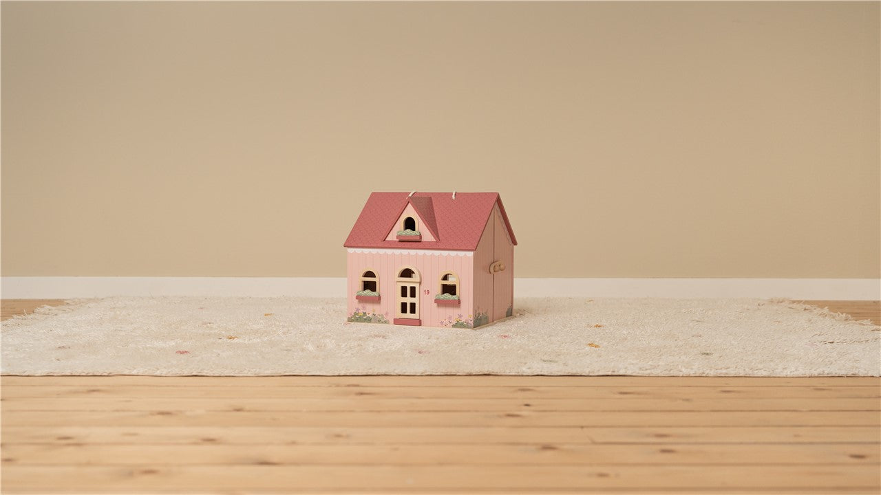 Casa de muñecas portable madera FSC Little Dutch