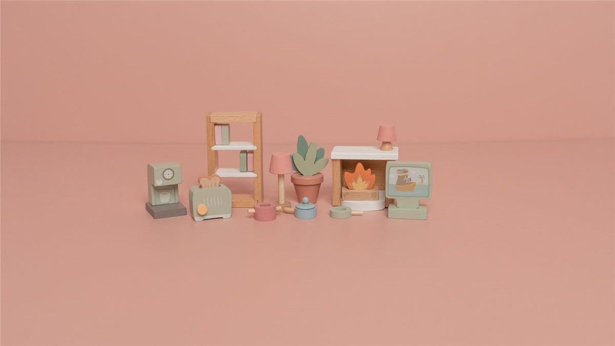 Set de muebles para casa muñecas de Little Dutch