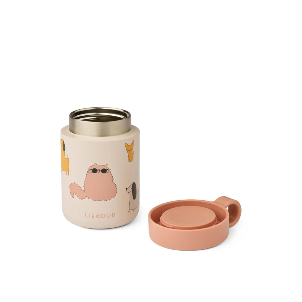 Termo de Acero Infantil Kiani Cats and dog de Liewood