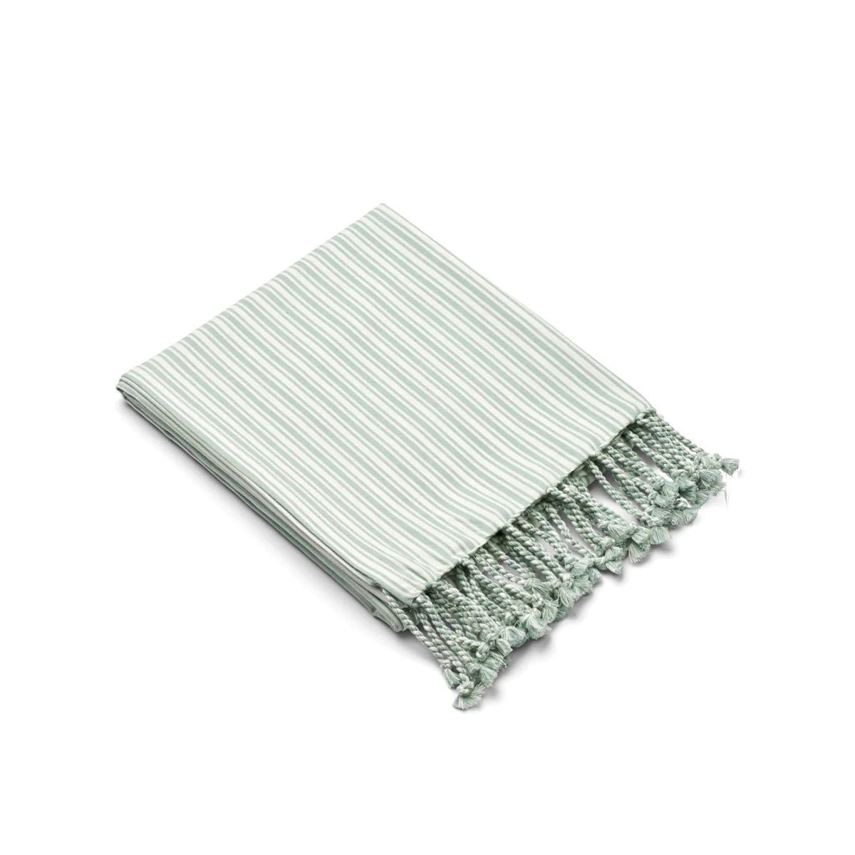 Toalla de playa Mona Azul/creme rayas de Liewood