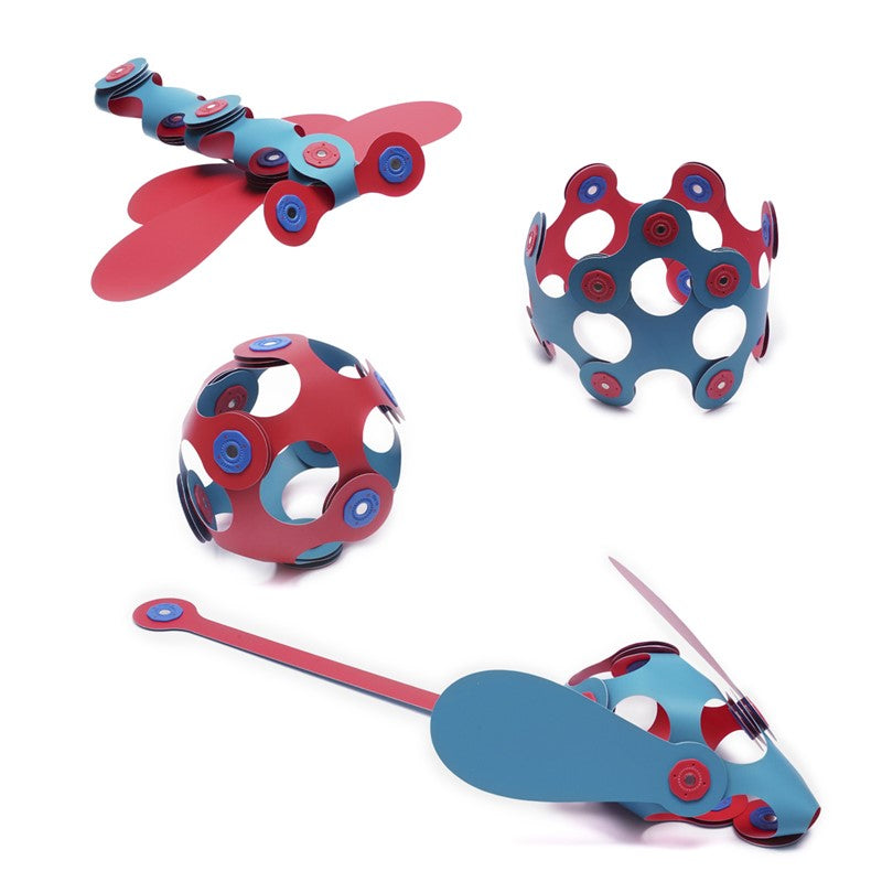 Clixo Itsy Flamingo & Turquesa 18 piezas