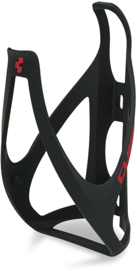 CUBE Flaschenhalter HPP matt black´n´red