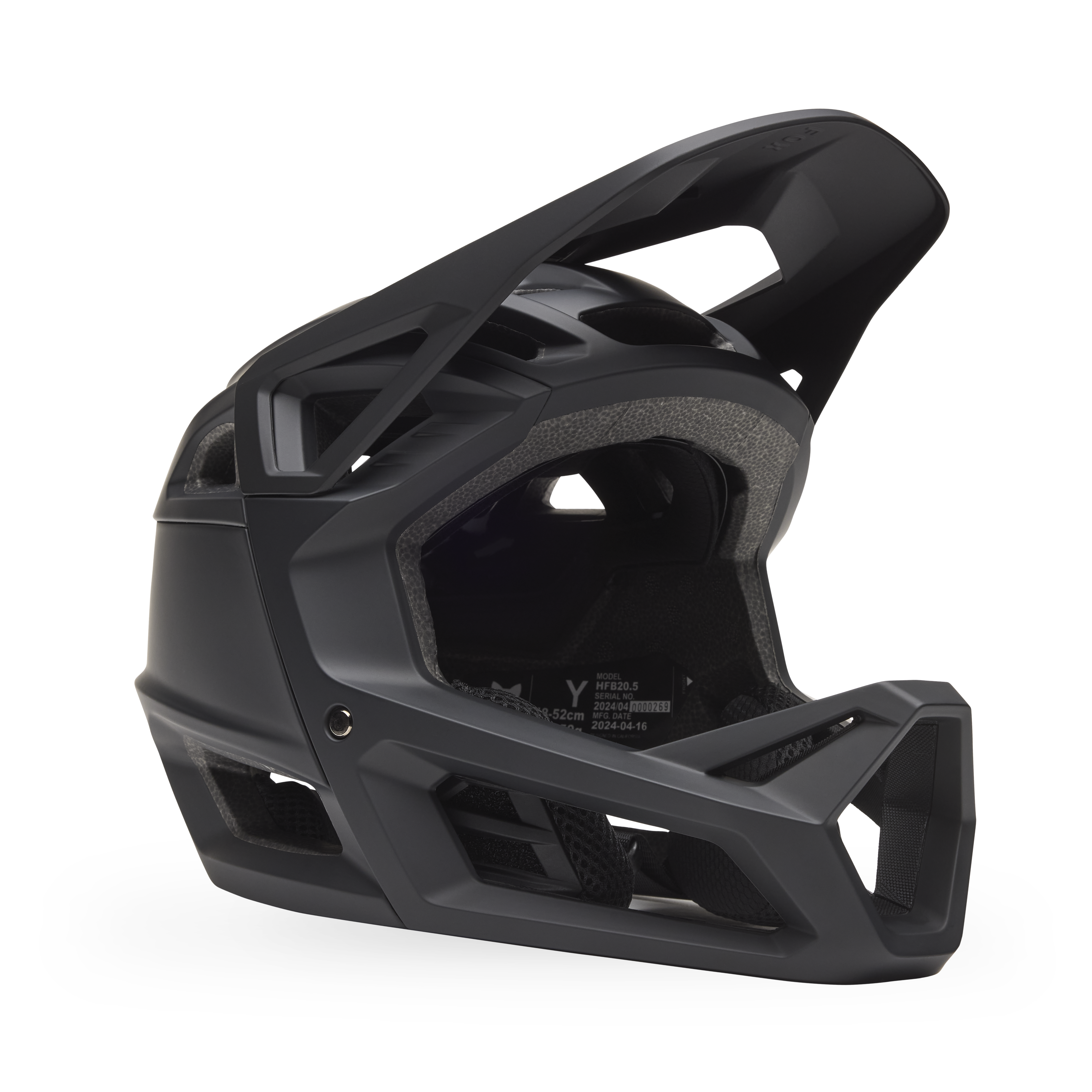 Fox YTH Proframe Full Face Helm Matte Black