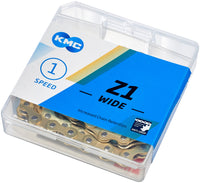 KMC Z1 Wide Kette 1-fach gold – aktuelle Variante