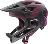 uvex React Jr. Fullface Kinderhelm Cranberry Matt