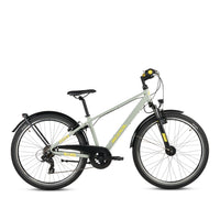 S'COOL troX Pro 26-K7 (2026) | 26 Zoll Jugendfahrrad | Pebble Grey/Yellow – aktuelle Variante