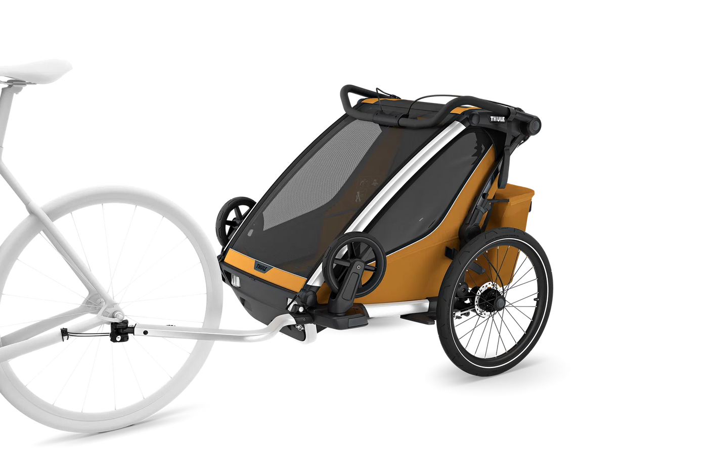 Thule Chariot Sport 2 Double Kinderanhänger  natural gold