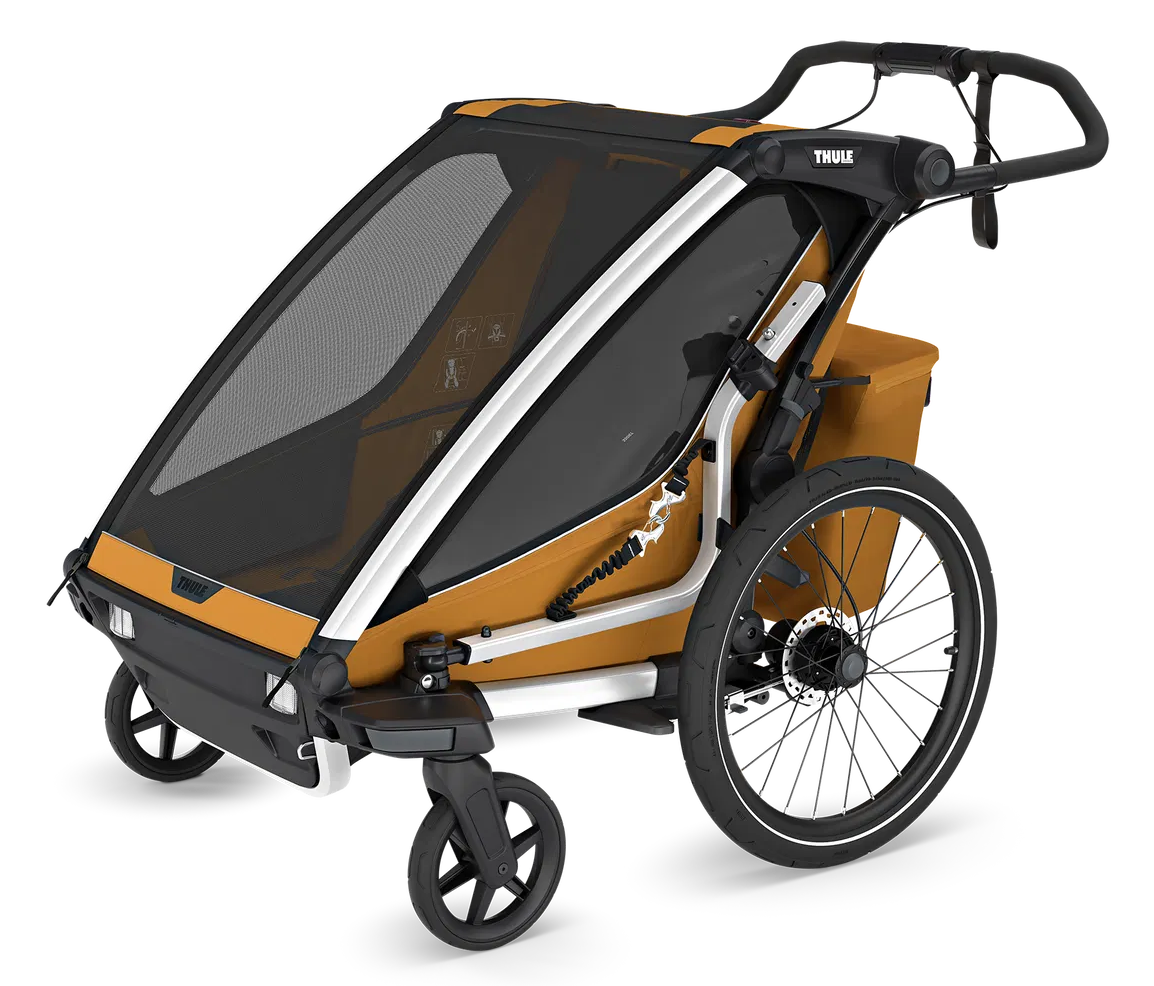 Thule Chariot Sport 2 Double Kinderanhänger  natural gold