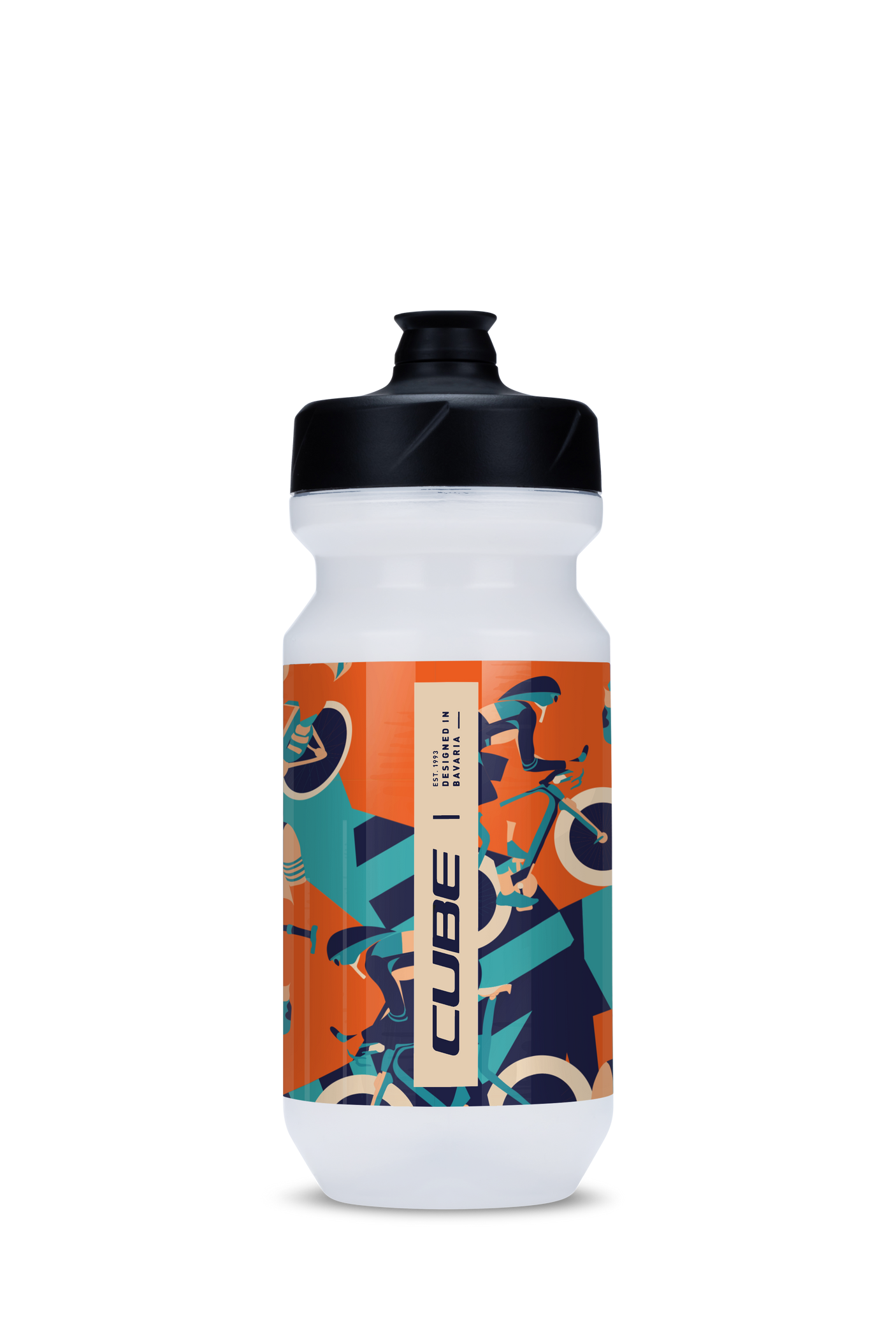 CUBE Trinkflasche Flow 500 blue´n´orange