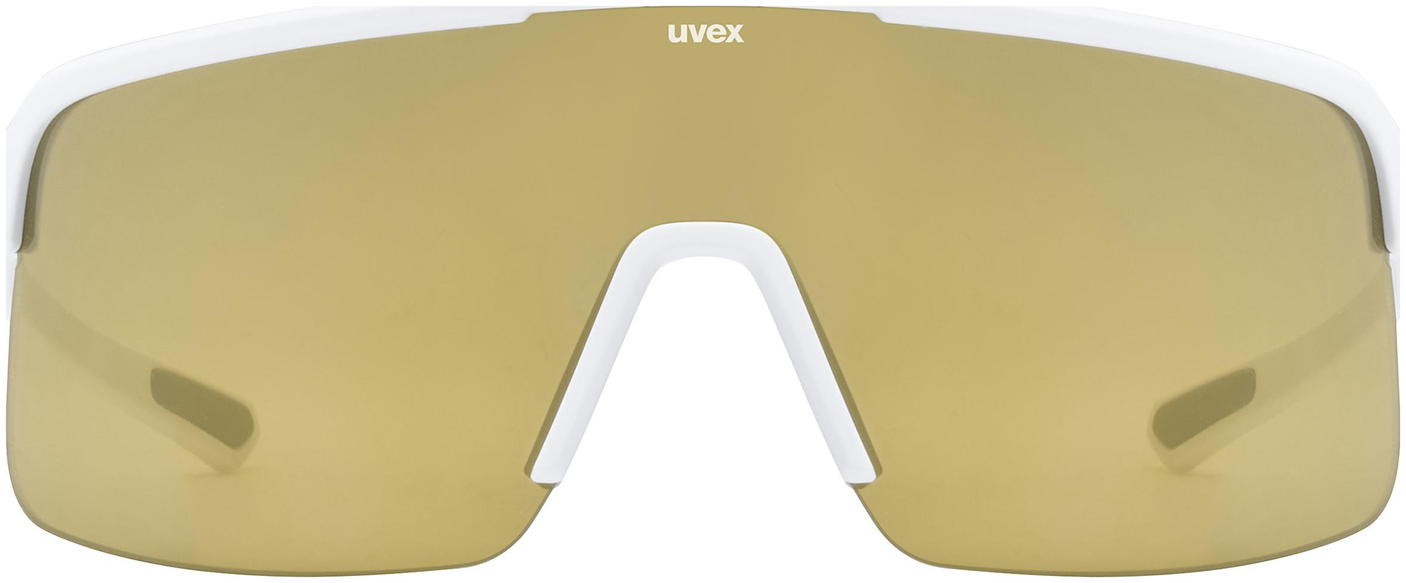 uvex Dyrt Radbrille White Matt / Mirror Gold