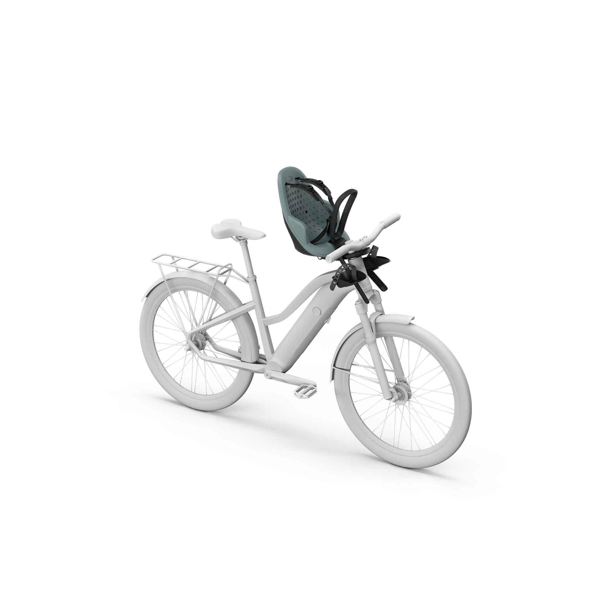 Thule Yepp 2 Mini Kindersitz Front-Montage Mid Blue
