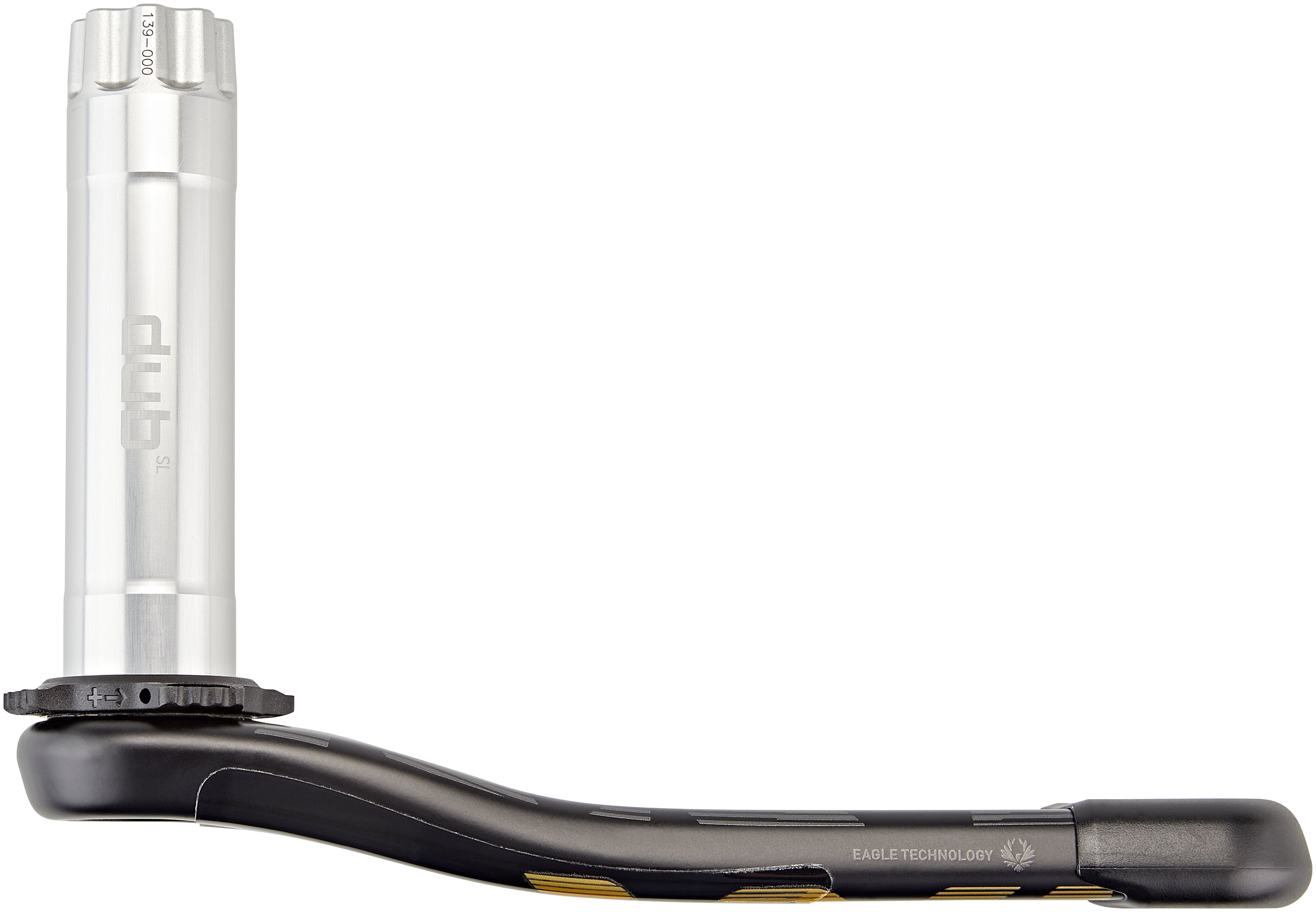 SRAM XX1 Eagle 148 DUB Kurbelgarnitur DM 34 Zähne 12-fach Boost schwarz/gold
