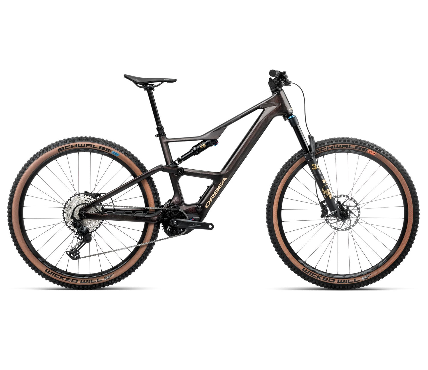 B-Ware Orbea RISE SL M20 630W Cosmic Carbon View - Golden Sand (2025)