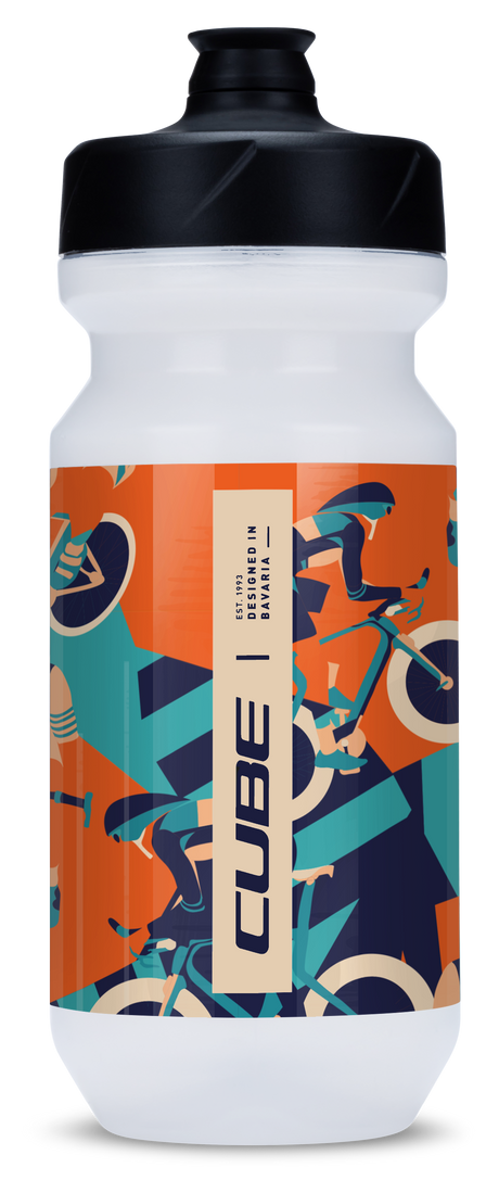 CUBE Trinkflasche Flow 500 blue´n´orange