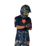 Fox Ranger SS Jersey Img Print Arctic Blue
