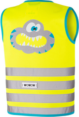 wowow Sicherheitsweste Crazy Monster Jacket für Kinder gelb