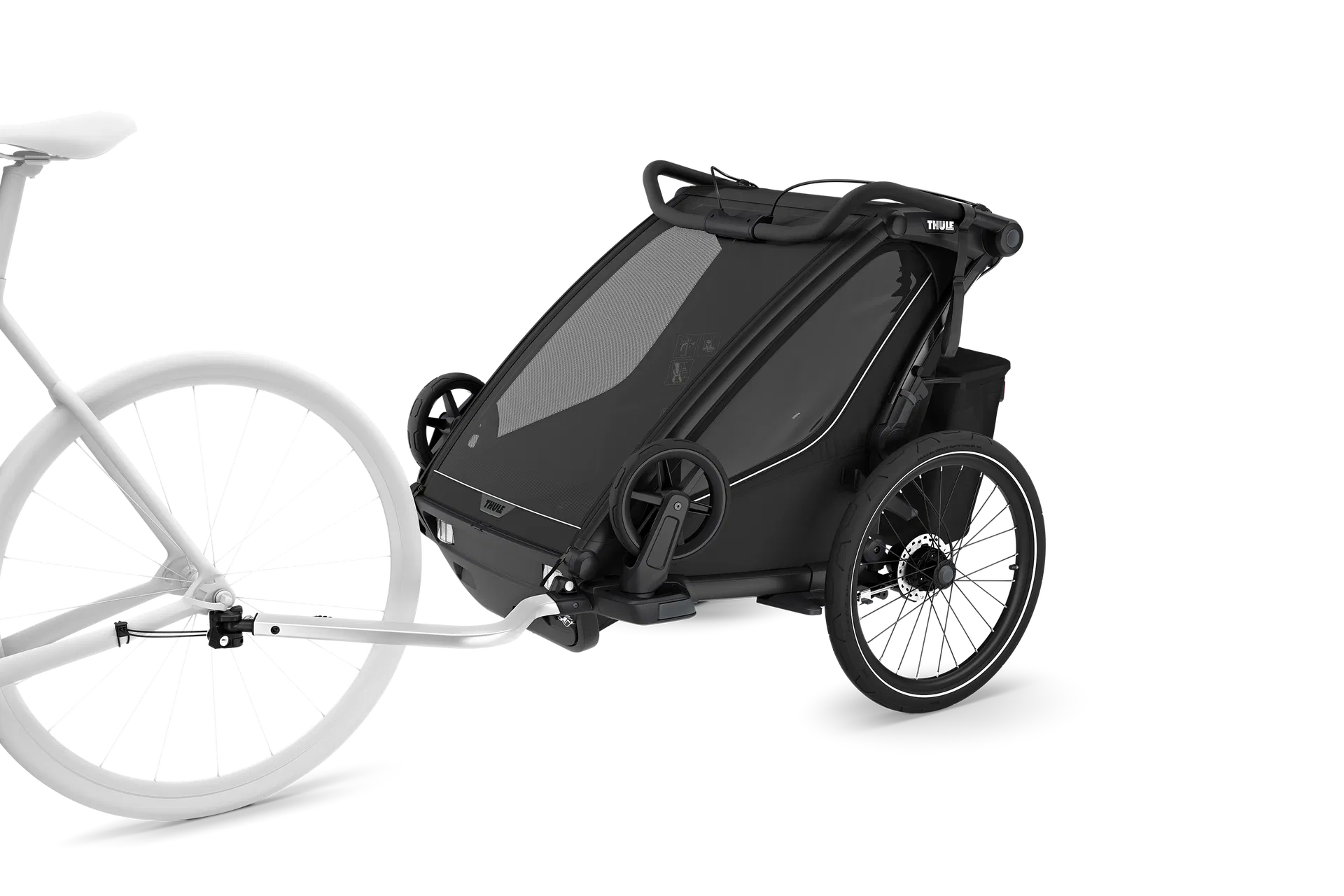 Thule Chariot Sport 2 Double Kinderanhänger  schwarz