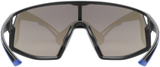 uvex Skyryse Radbrille Black Matt / Mirror Blue