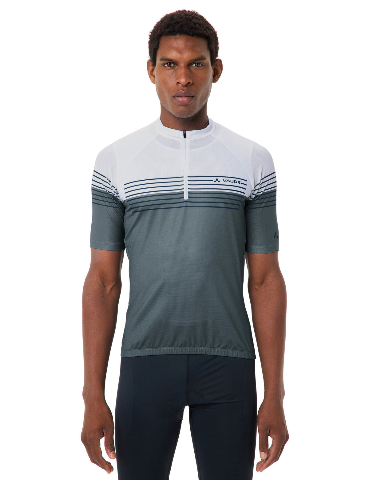 VAUDE Men's Posta HZ Tricot II heron/white