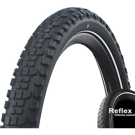 Schwalbe HYBRID JOHNNY WATTS ADDIX Radial E-50 27,5" Tubeless Ready reflex schwarz