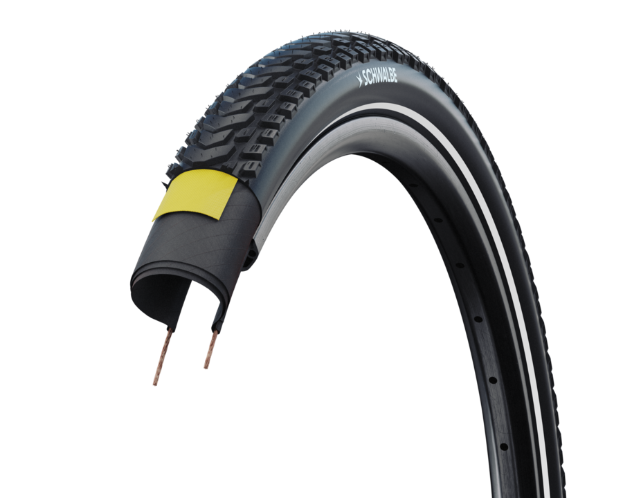 Schwalbe MARATHON MONDIAL PRO Evolution V-Guard ADDIX 27,5" schwarz-reflex