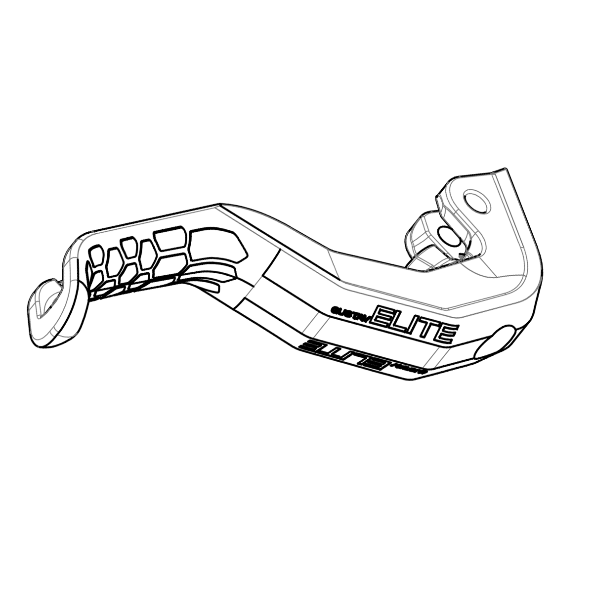 Magura Gustav Elite Bremshebel Carbotecture