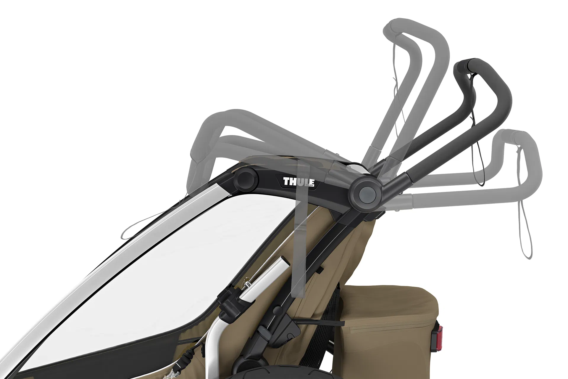 Thule Chariot Cross 2 Single Kinderanhänger  faded khaki