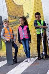 Wowow Sicherheitsweste Fun Jacket für Kinder pink