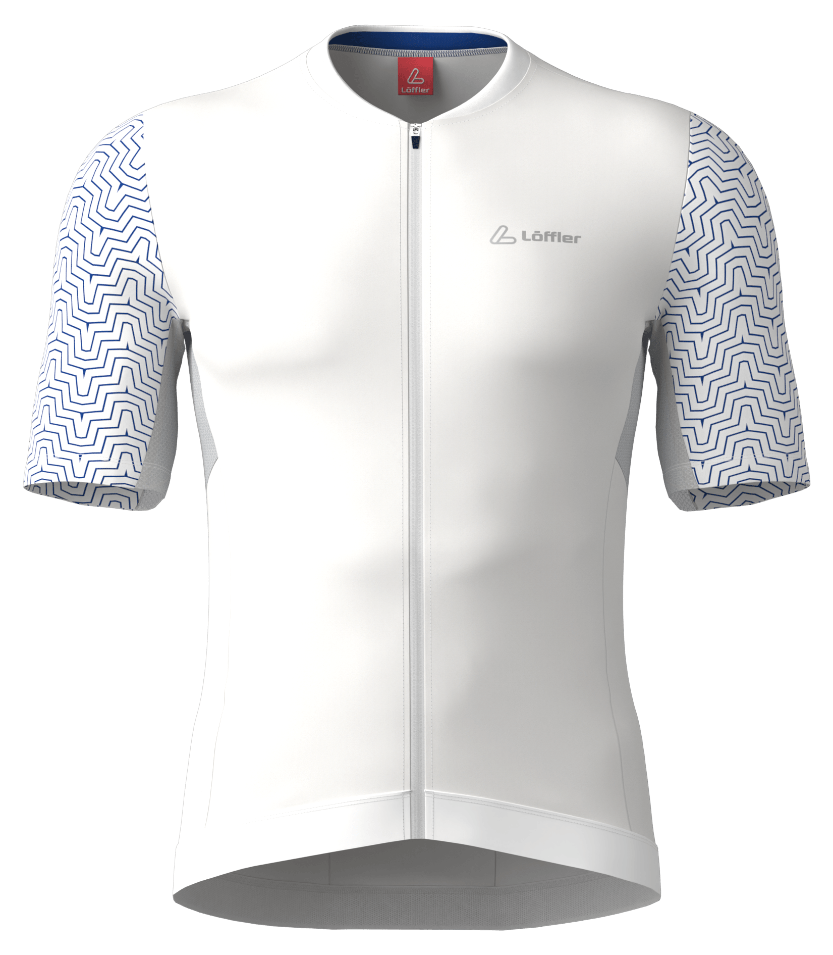 Löffler M Bike Jersey Fz Gordy Mid White/Marin