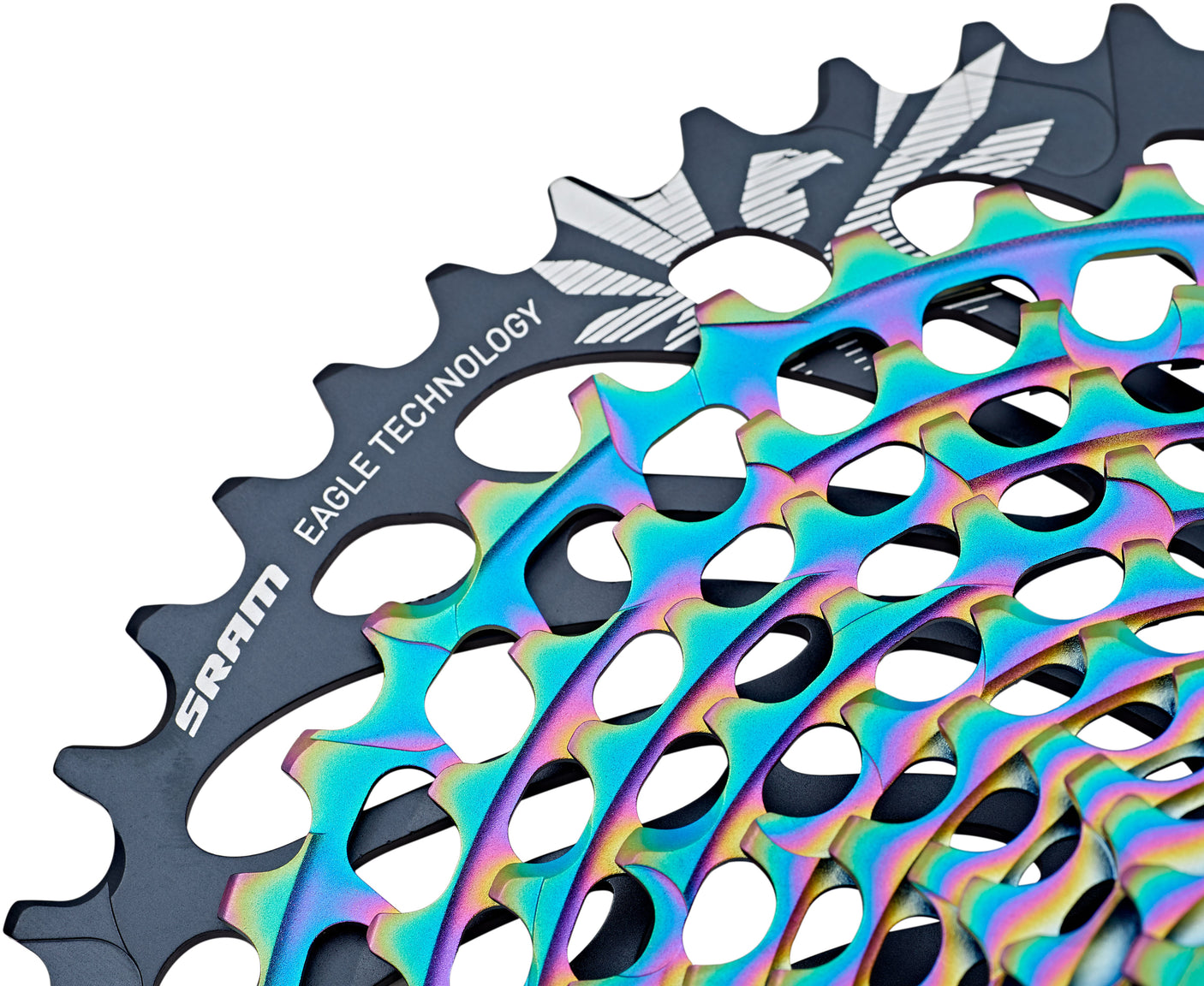 SRAM XG-1299 Eagle Kassette 12-fach bunt/schwarz