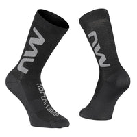 Northwave Extreme Air Mid Sock | Herren Fahrradsocken | Black/Grey – aktuelle Variante