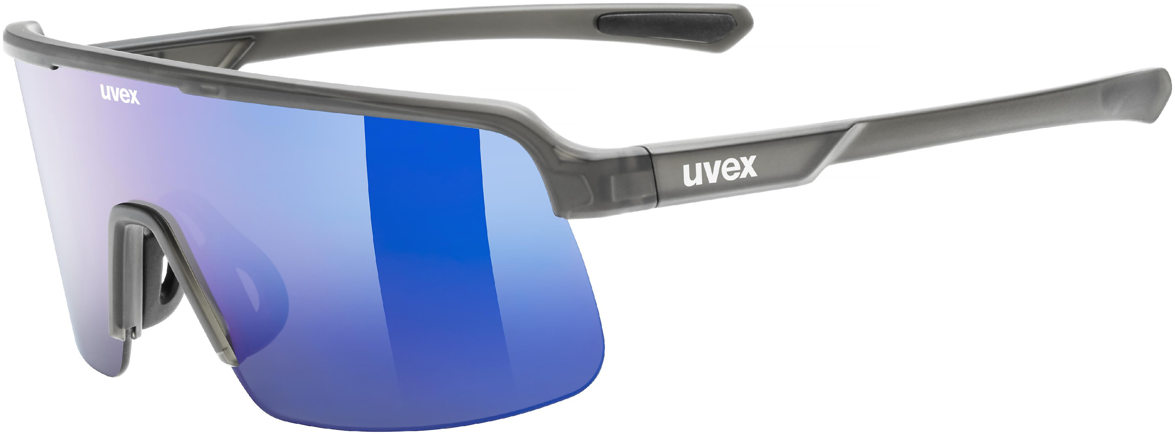 uvex Dyrt Radbrille Smoke Mat / Mirror Blue